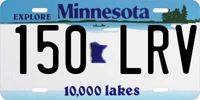 MN license plate 150LRV