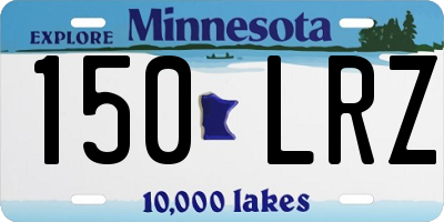 MN license plate 150LRZ