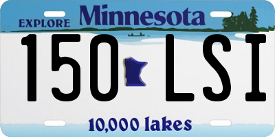 MN license plate 150LSI