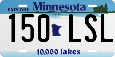 MN license plate 150LSL