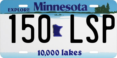 MN license plate 150LSP