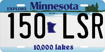 MN license plate 150LSR