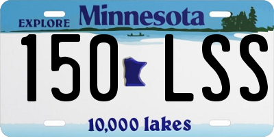 MN license plate 150LSS