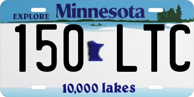 MN license plate 150LTC