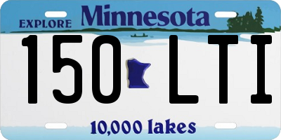 MN license plate 150LTI