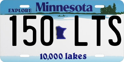 MN license plate 150LTS