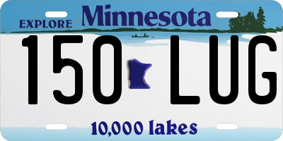 MN license plate 150LUG