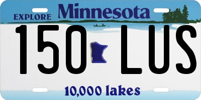 MN license plate 150LUS