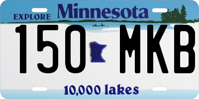 MN license plate 150MKB