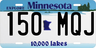 MN license plate 150MQJ