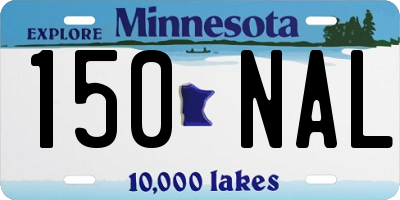 MN license plate 150NAL