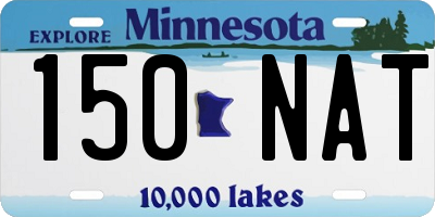 MN license plate 150NAT