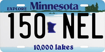 MN license plate 150NEL