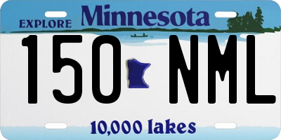 MN license plate 150NML