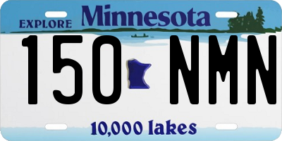 MN license plate 150NMN