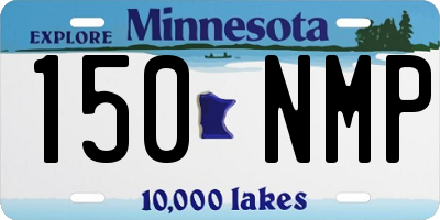 MN license plate 150NMP