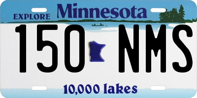 MN license plate 150NMS
