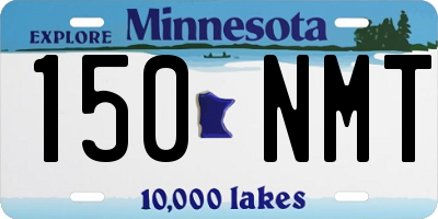 MN license plate 150NMT