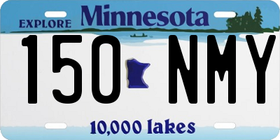 MN license plate 150NMY