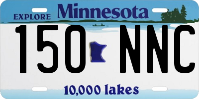 MN license plate 150NNC