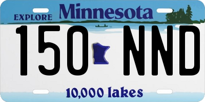 MN license plate 150NND