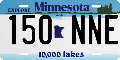 MN license plate 150NNE