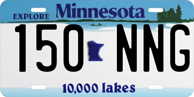 MN license plate 150NNG