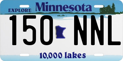 MN license plate 150NNL