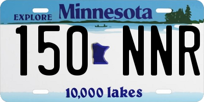 MN license plate 150NNR