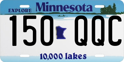 MN license plate 150QQC