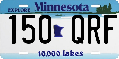 MN license plate 150QRF