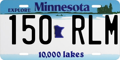 MN license plate 150RLM