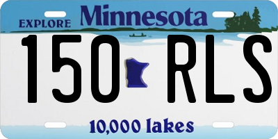 MN license plate 150RLS