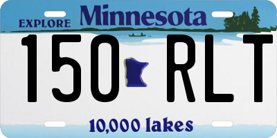 MN license plate 150RLT