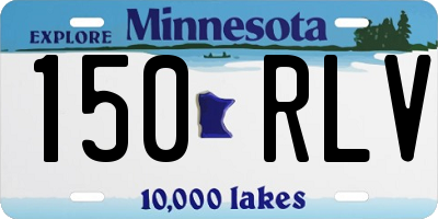 MN license plate 150RLV