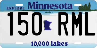 MN license plate 150RML