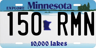 MN license plate 150RMN