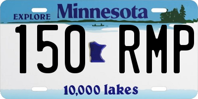 MN license plate 150RMP
