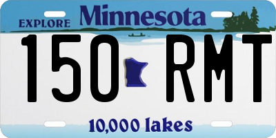MN license plate 150RMT