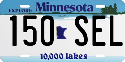MN license plate 150SEL