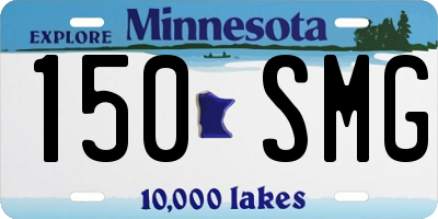 MN license plate 150SMG