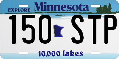 MN license plate 150STP