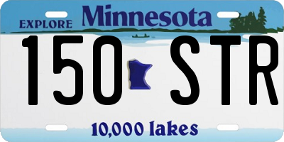 MN license plate 150STR