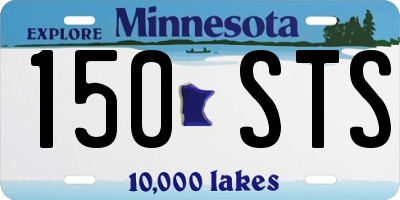 MN license plate 150STS