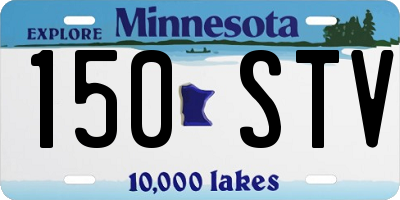 MN license plate 150STV