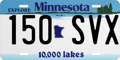 MN license plate 150SVX