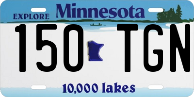 MN license plate 150TGN