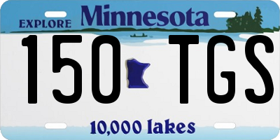 MN license plate 150TGS