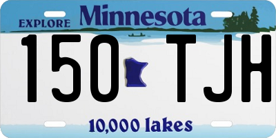 MN license plate 150TJH