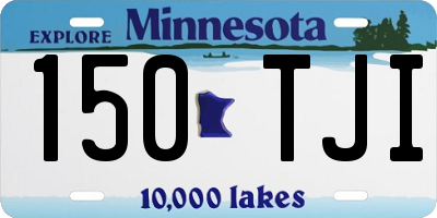 MN license plate 150TJI